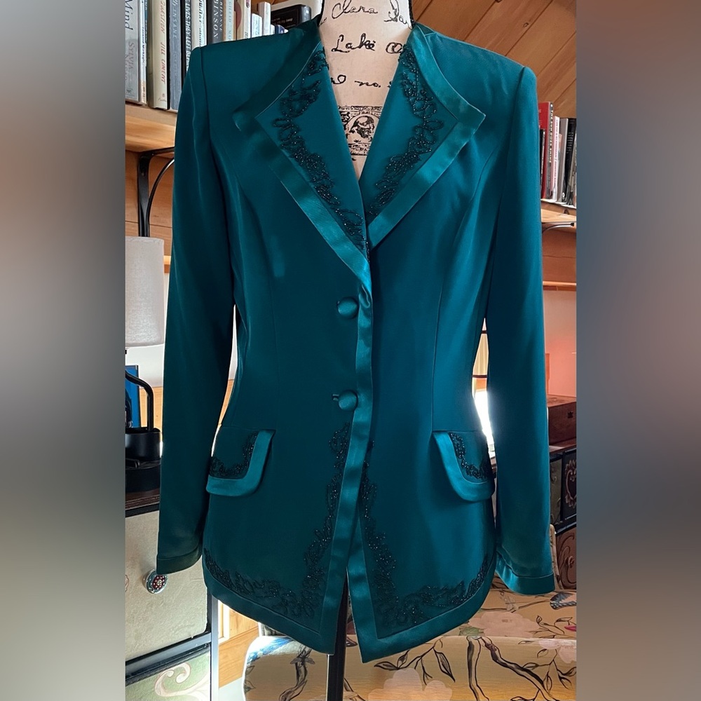 Vintage Niteline Della Roufogali beaded jacket